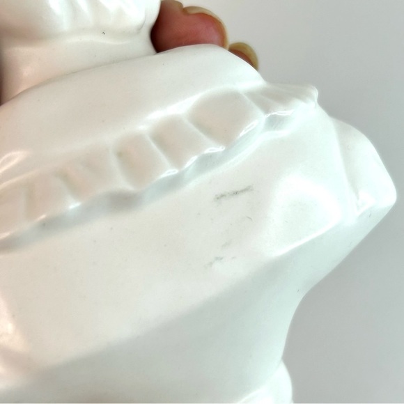 Vintage Boy Ceramic Bust Classic White - Picture 4 of 10